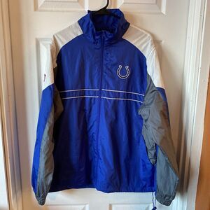 Dunbrooke Jacket Men’s Size Large Indianapolis Colts Windbreaker Spring Zip Up
